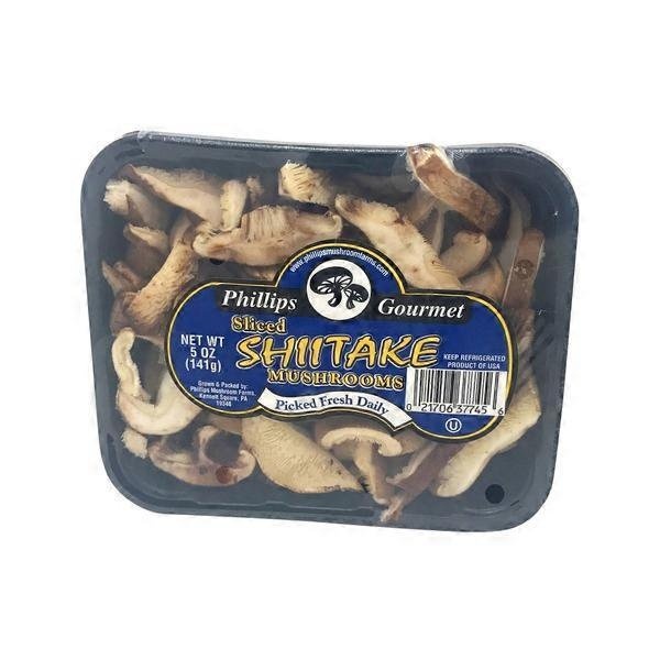 slide 1 of 1, Publix Mushrooms, Shiitake, Sliced, 5 oz