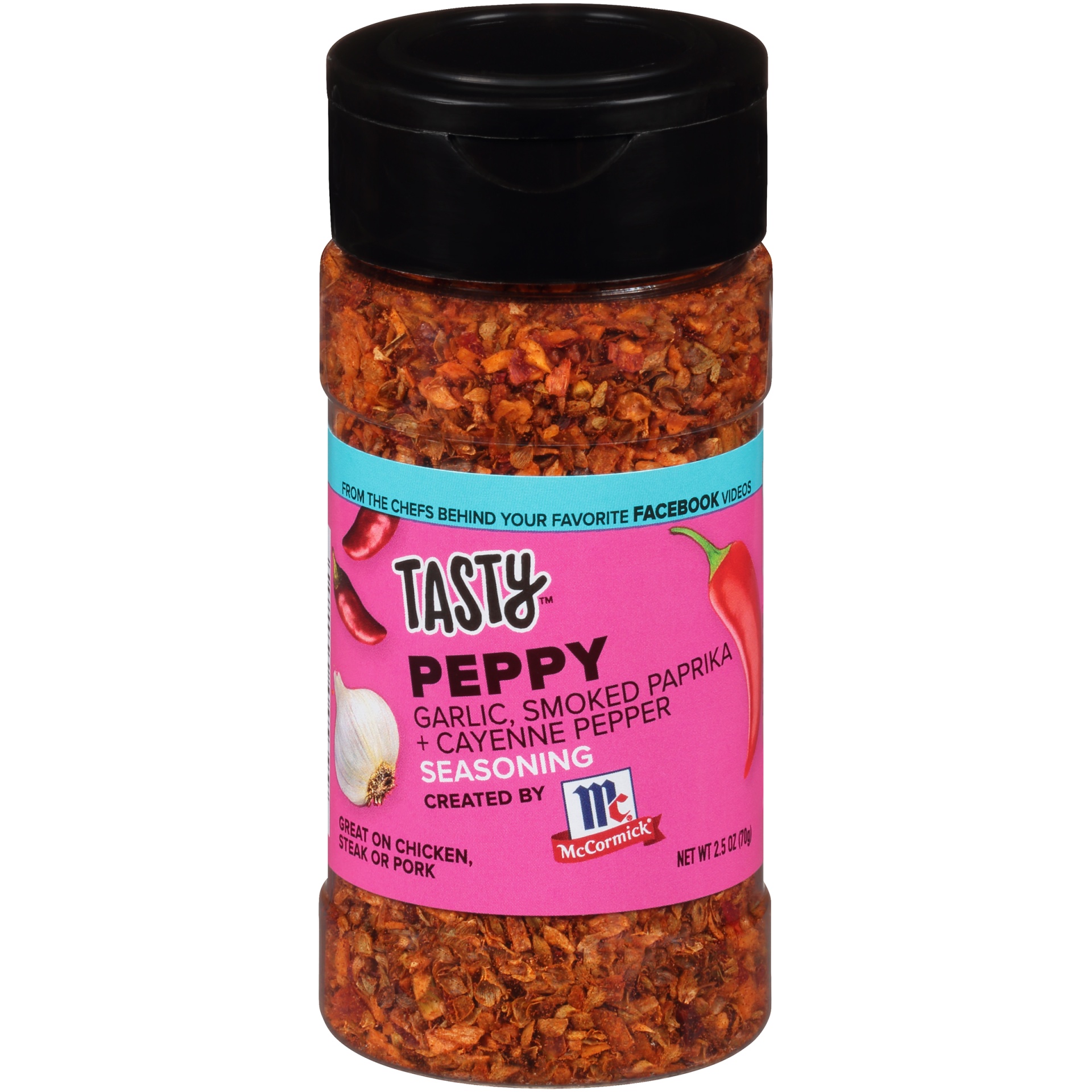 slide 1 of 2, McCormick Tasty Peppy Seasoning, 2.5 oz