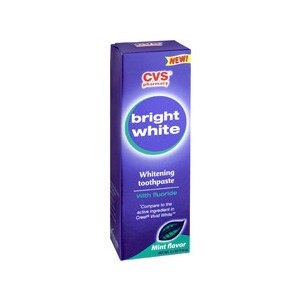 slide 1 of 1, CVS Pharmacy Cvs Bright White Whitening Toothpaste, 4.1 oz