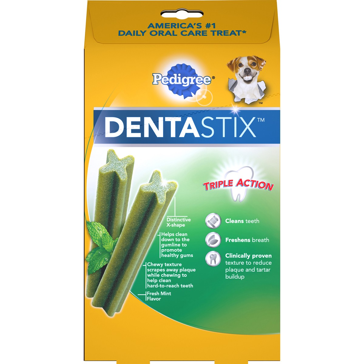 slide 9 of 14, Dentastix Fresh Mini Dog Treats 21 ct Stand-Up Bag, 5.26 oz