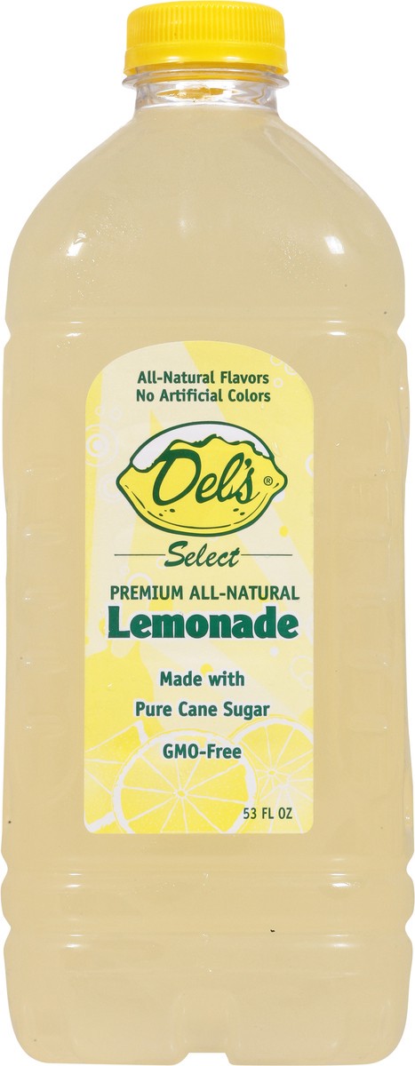 slide 8 of 14, Del's Select Premium All-Natural Lemonade - 53 fl oz, 53 fl oz