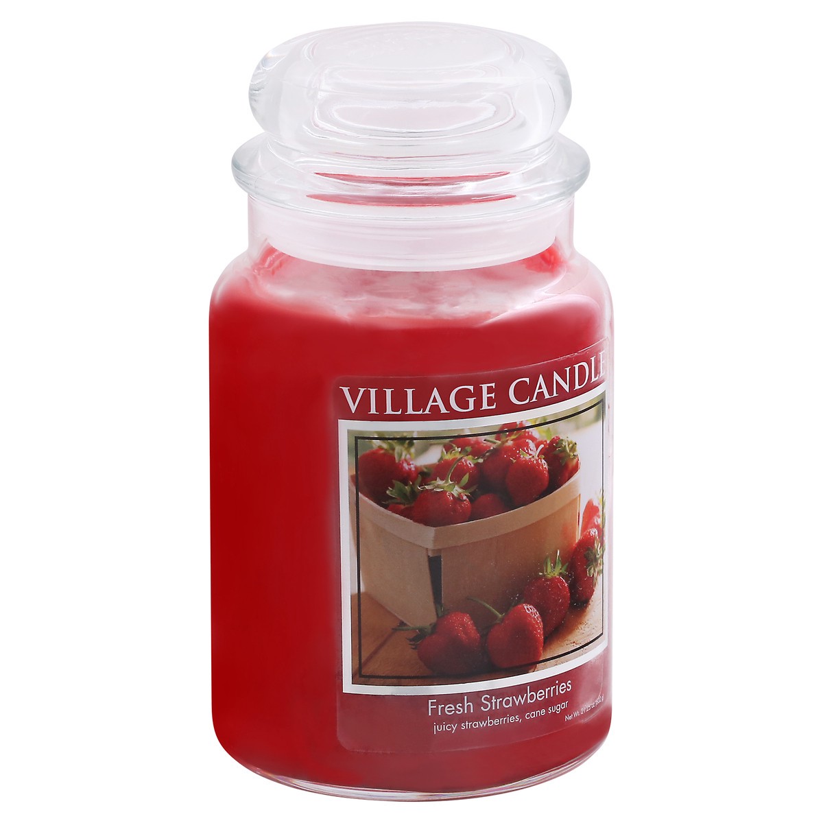 slide 8 of 9, Village Candle Fresh Strawberries, 21.25 oz