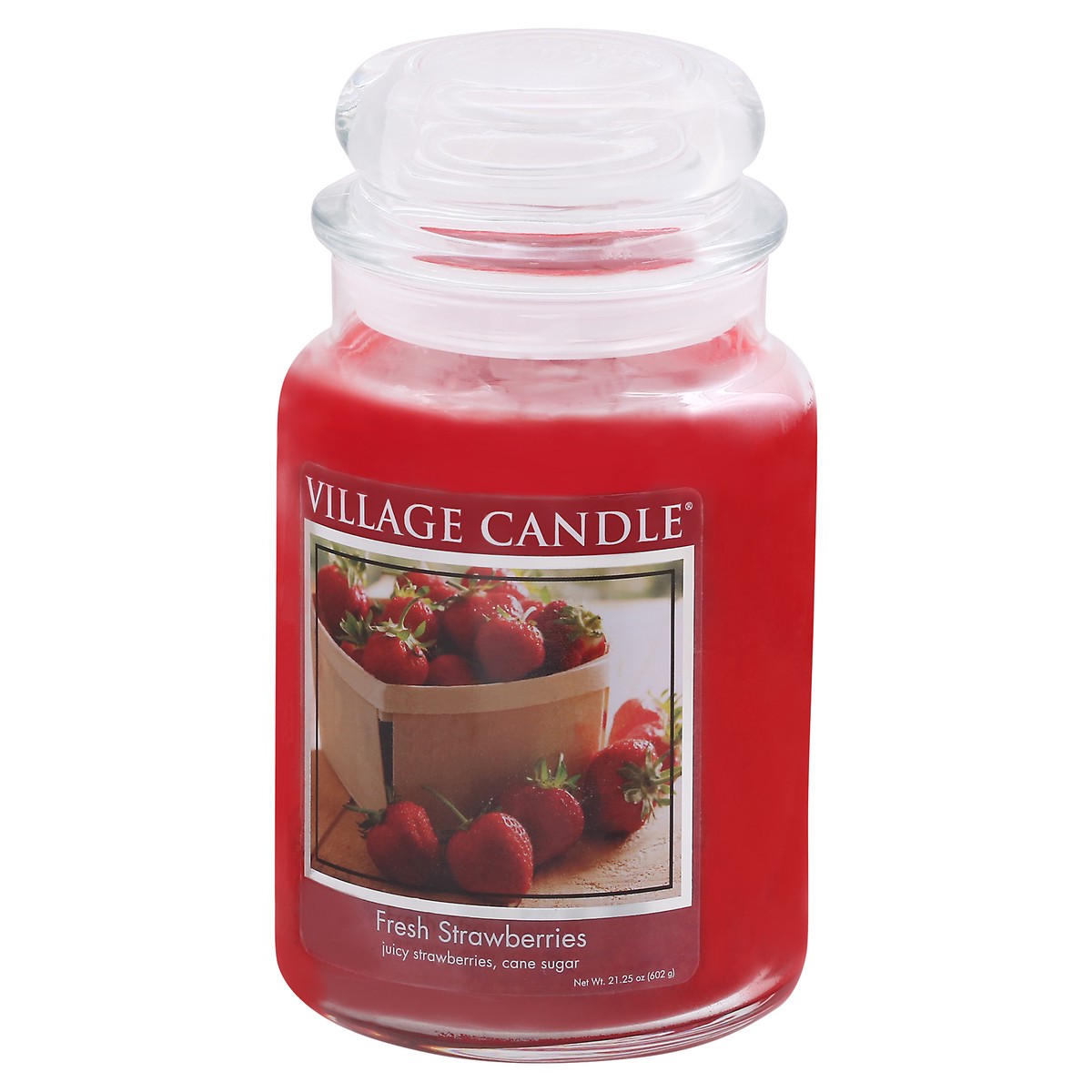 slide 5 of 9, Village Candle Fresh Strawberries, 21.25 oz