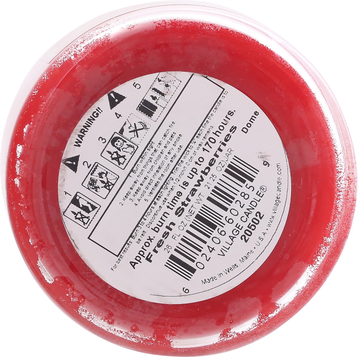 slide 3 of 9, Village Candle Fresh Strawberries, 21.25 oz