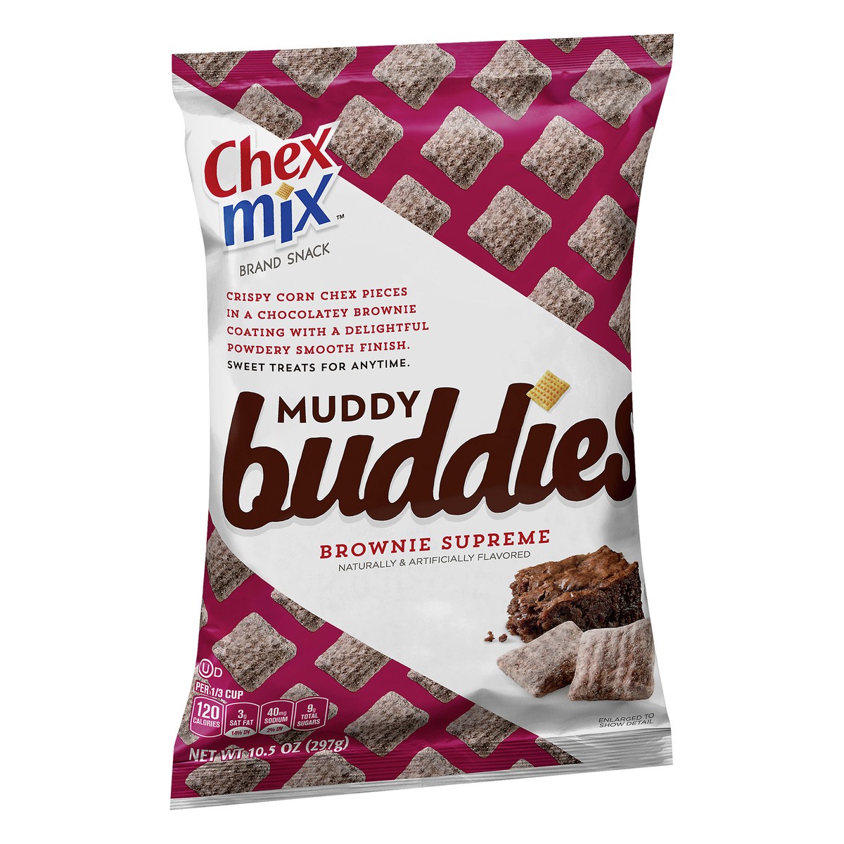 slide 2 of 9, Chex Mix Muddy Buddies Brownie Supreme Snack 10.5 oz, 10.5 oz