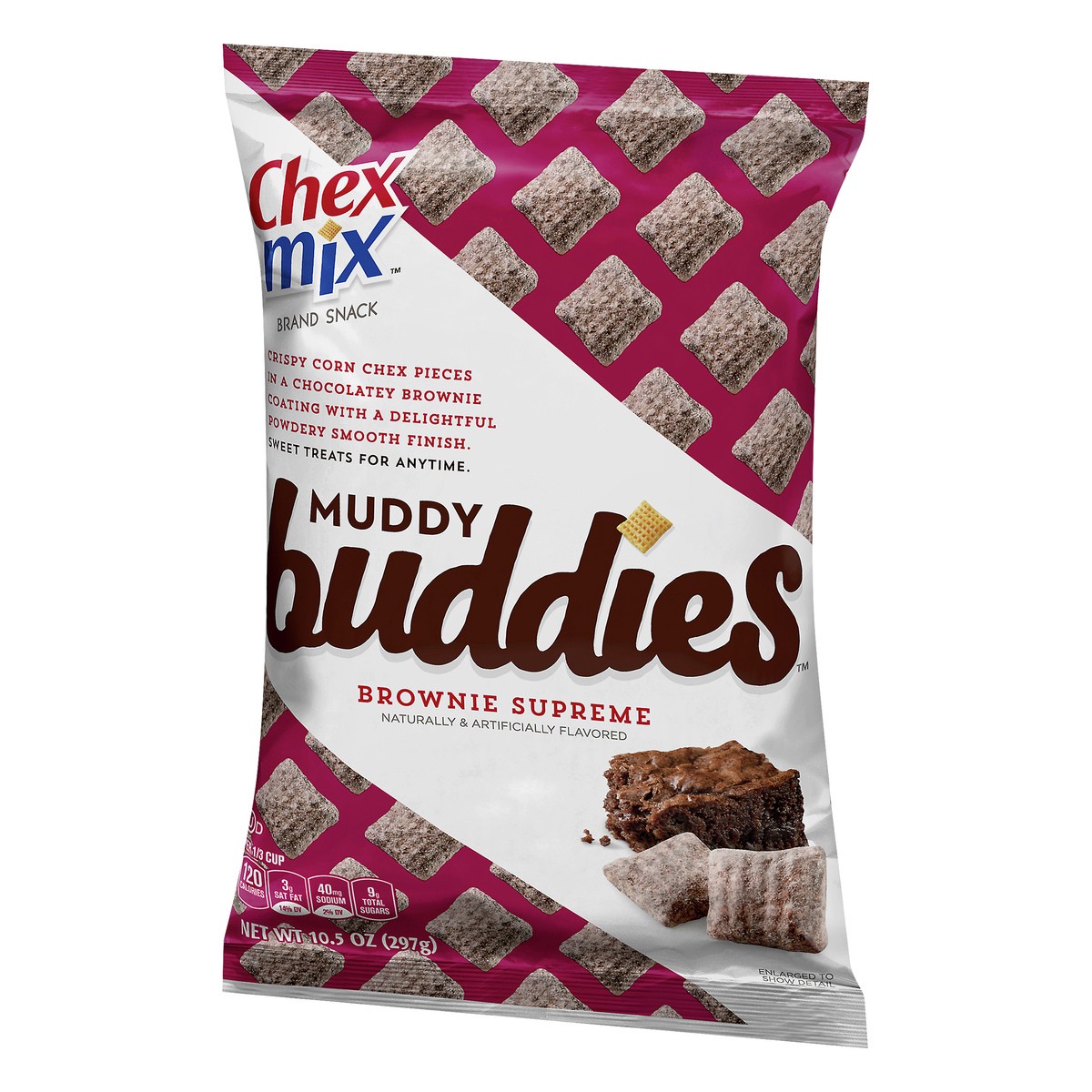 slide 3 of 9, Chex Mix Muddy Buddies Brownie Supreme Snack 10.5 oz, 10.5 oz