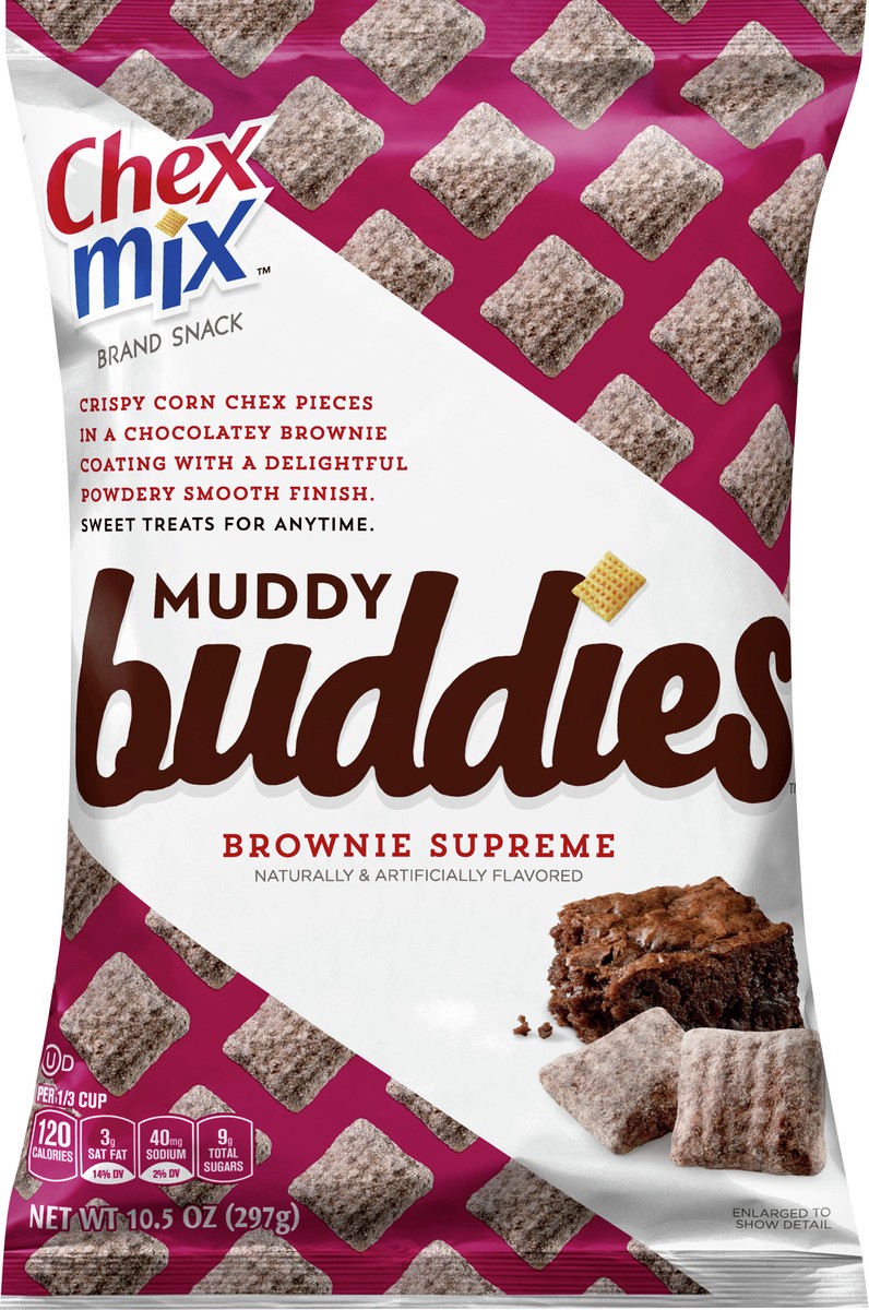 slide 6 of 9, Chex Mix Muddy Buddies Brownie Supreme Snack 10.5 oz, 10.5 oz