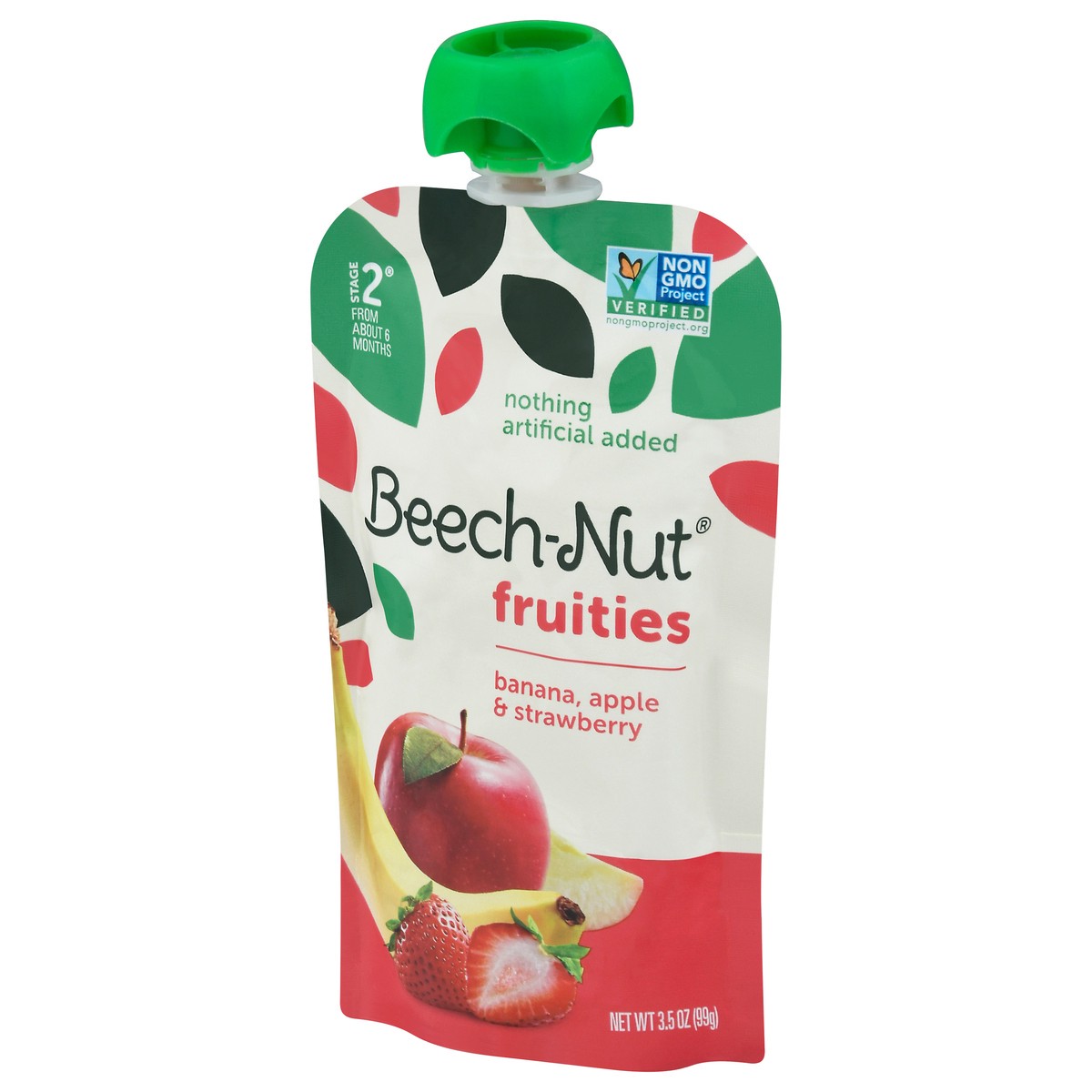 slide 10 of 13, Beech-Nut Fruities Stage 2 (from About 6 Months) Banana Apple & Strawberry 3.5 oz, 3.5 oz