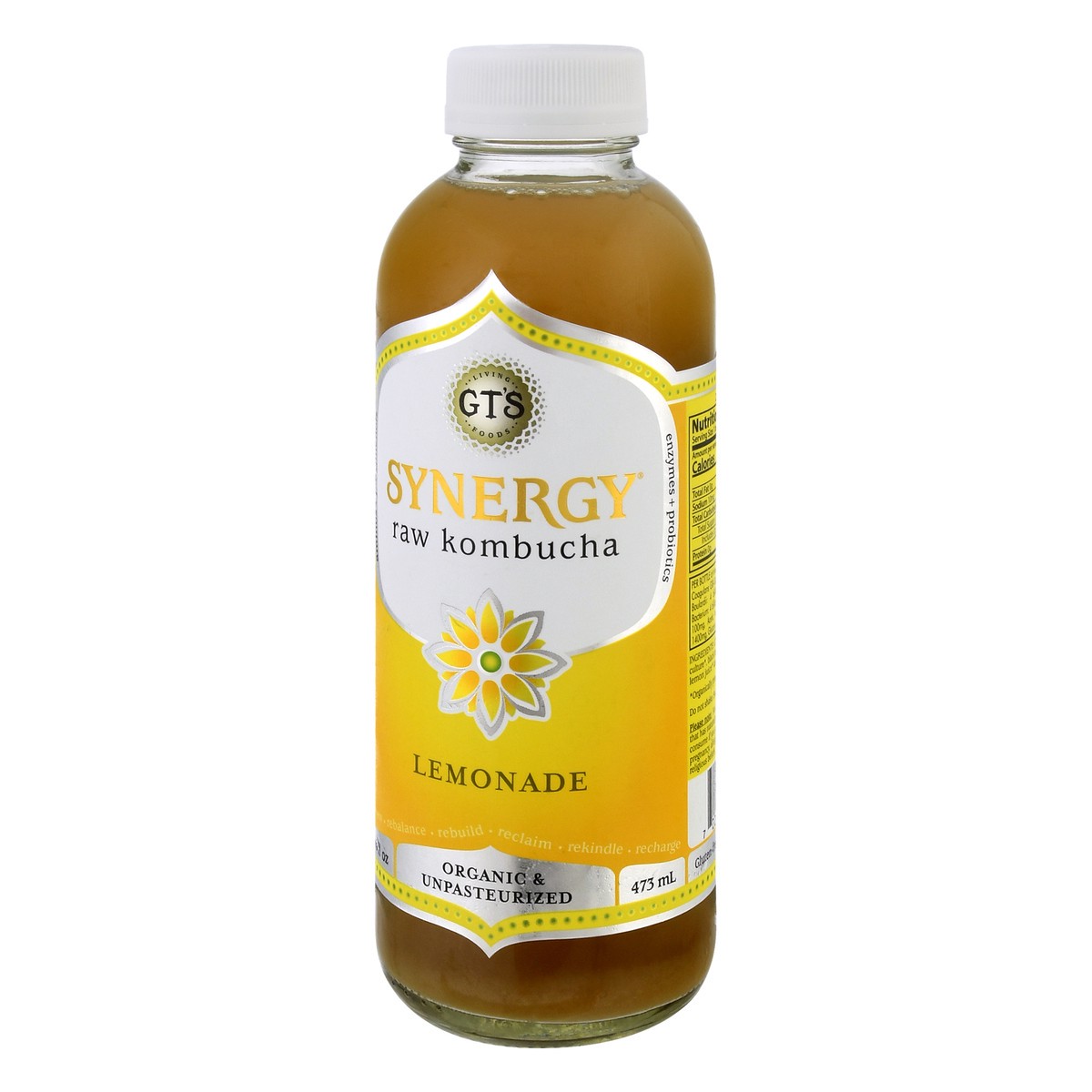 slide 12 of 13, GT's Synergy Lemonade Raw Kombucha - 16 fl oz, 16 fl oz