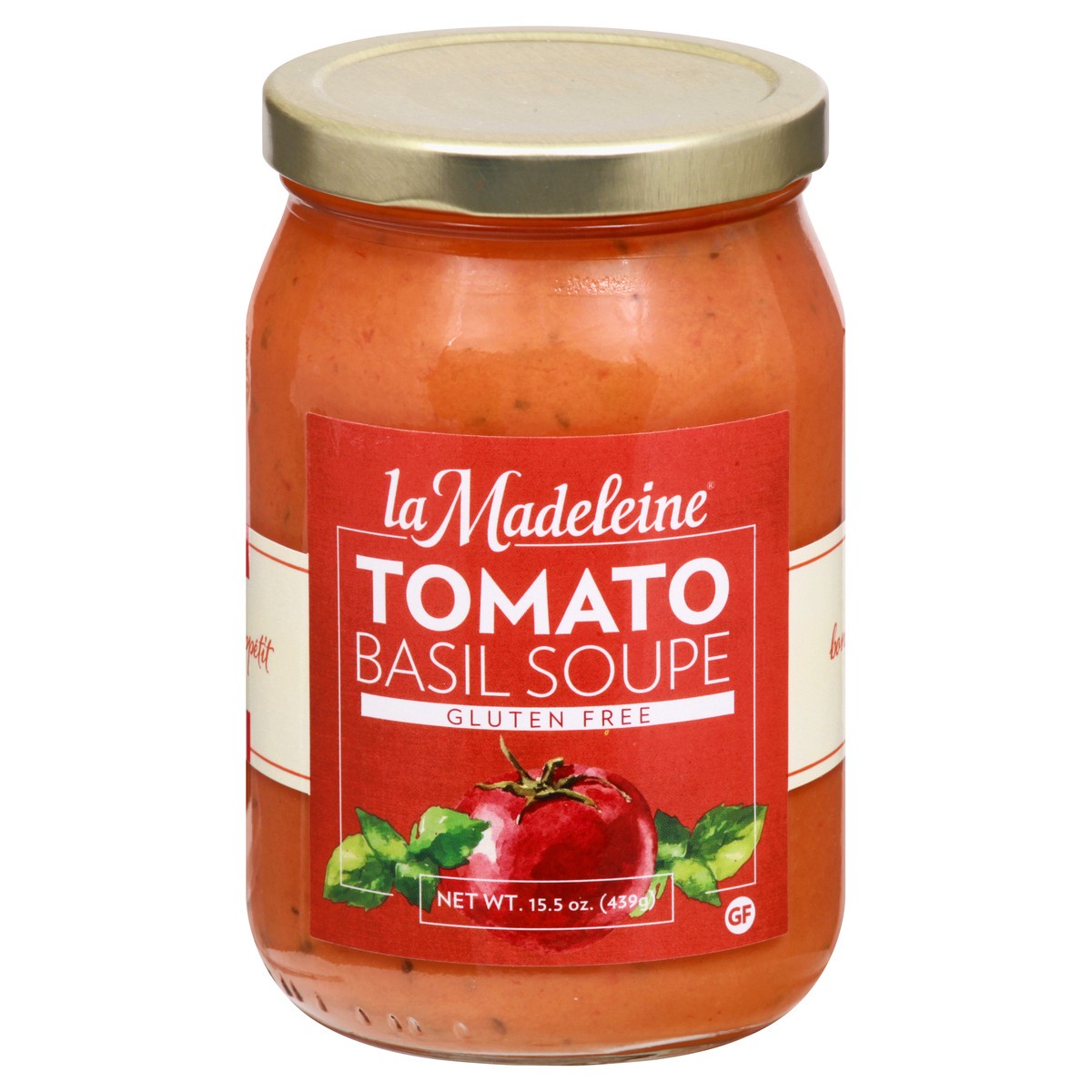 slide 1 of 9, La Madeleine Gluten Free Tomato Basil Soupe, 15.5 oz