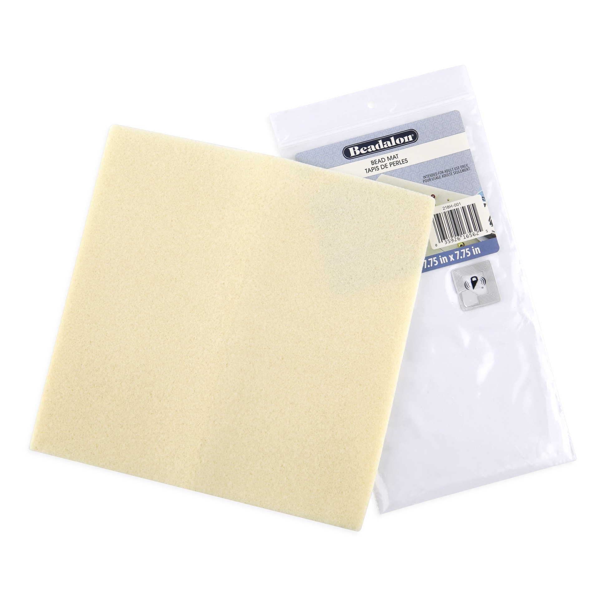 slide 5 of 5, Beadalon 7.75" X 7.75" Beige Bead Mat, 7.75 in x 7.75 in