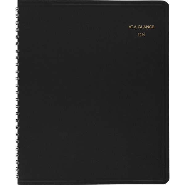 slide 9 of 10, AT-A-GLANCE® 2026 Weekly Appointment Book Planner, Black, Medium, 7"" x 8 3/4"", 1 ct