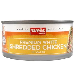 Weis Quality Premium Shredded in Water Chicken