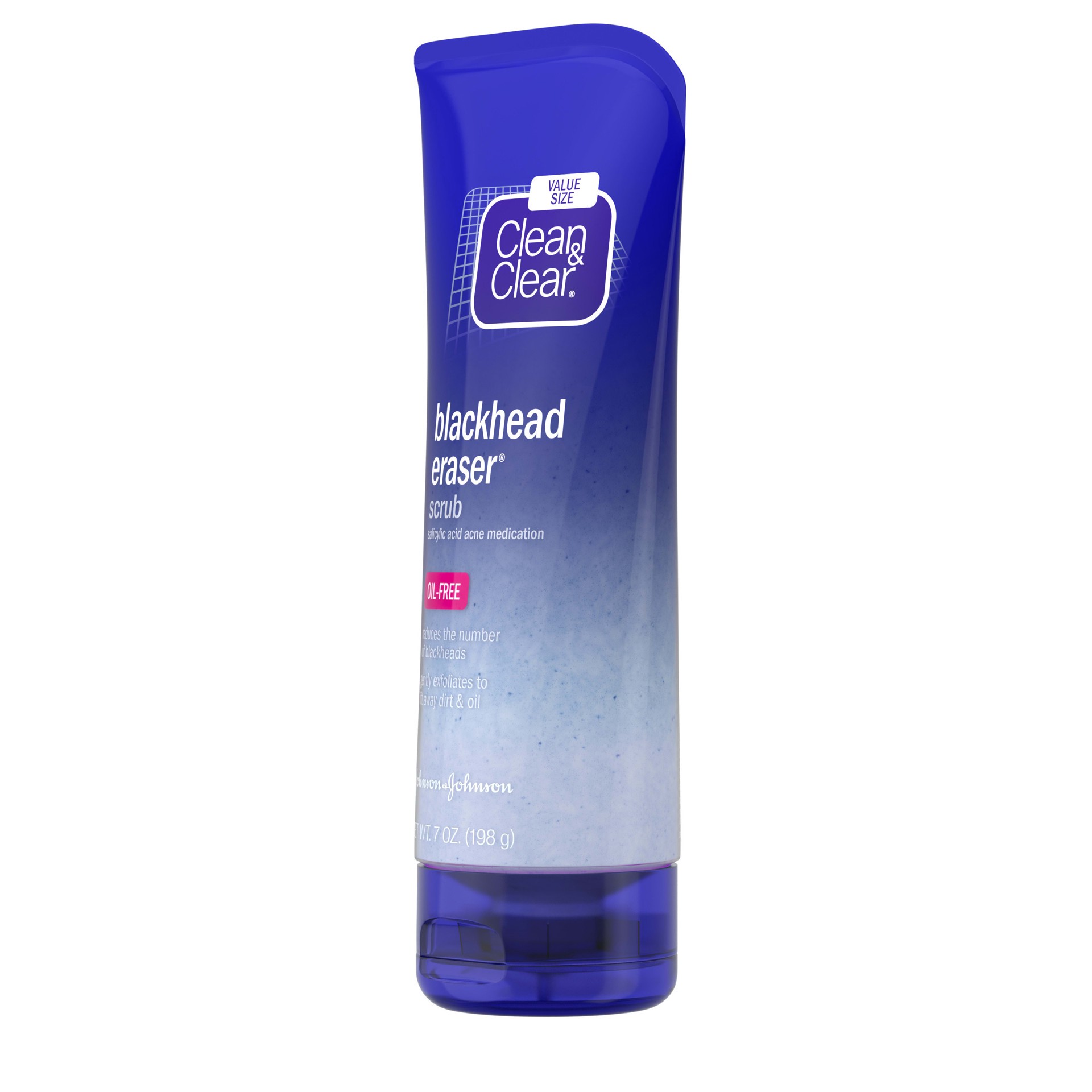 slide 7 of 7, Clean & Clear Blackhead Eraser Facial Scrub with Salicylic Acid - 7oz, 7 oz