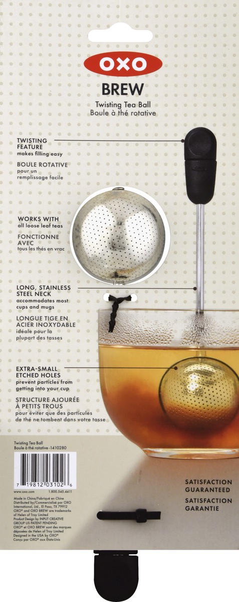 slide 5 of 9, OXO Brew Twisting Tea Ball 1 ea, 1 ct