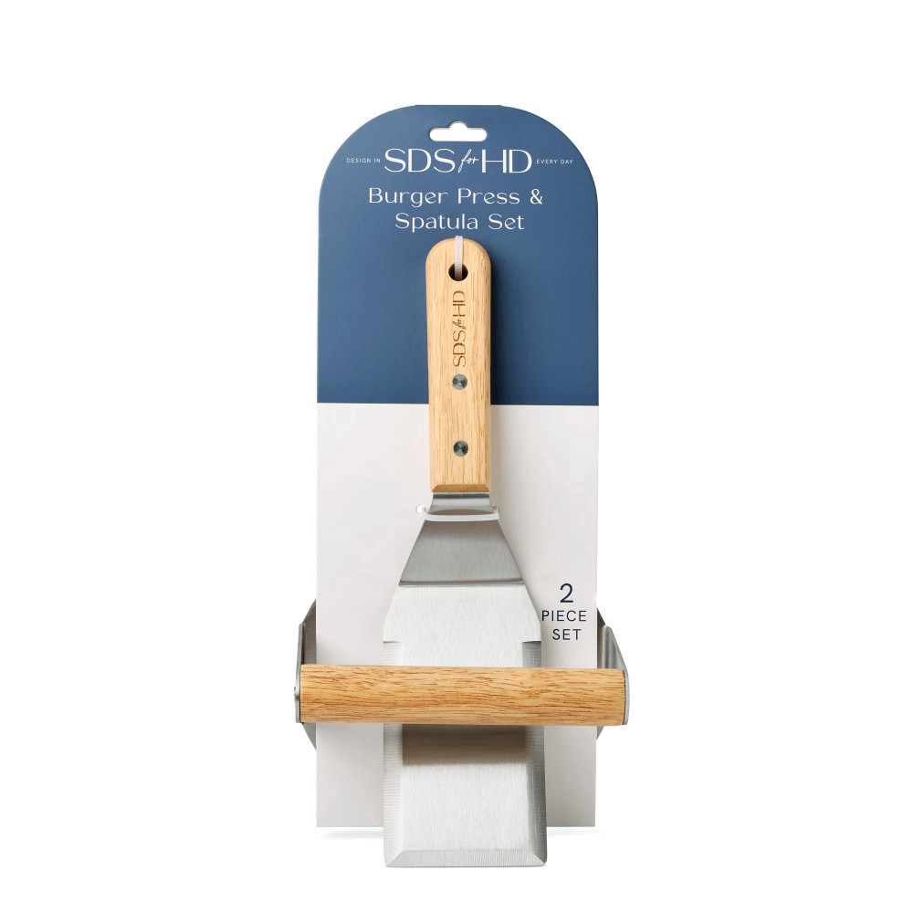 slide 1 of 5, SDS for HD Designs Burger Press & Turner Set, 2 ct