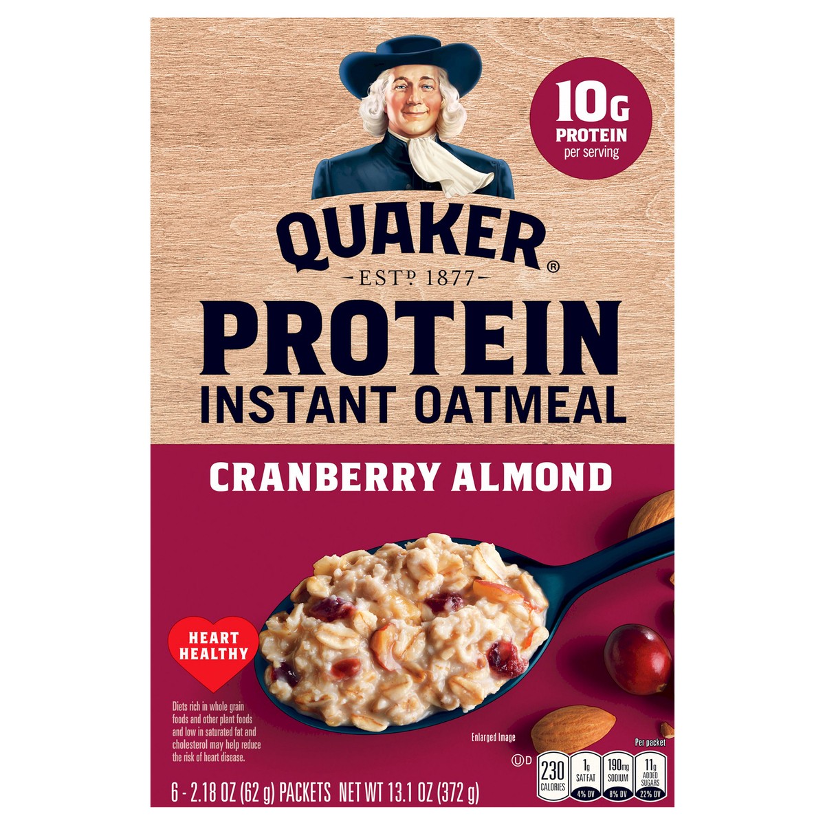 slide 1 of 6, Quaker Oatmeal, 2.18 oz