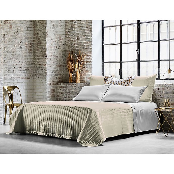 slide 1 of 1, Frette At Home Vertical King Coverlet - Ivory, 1 ct