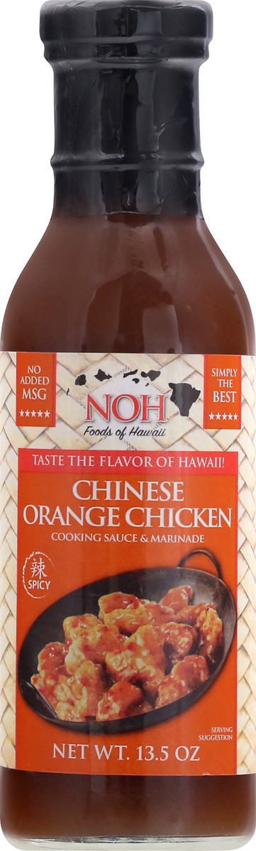 slide 1 of 12, NOH Spicy Chinese Orange Chicken Cooking Sauce & Marinade 13.5 oz, 13.5 oz