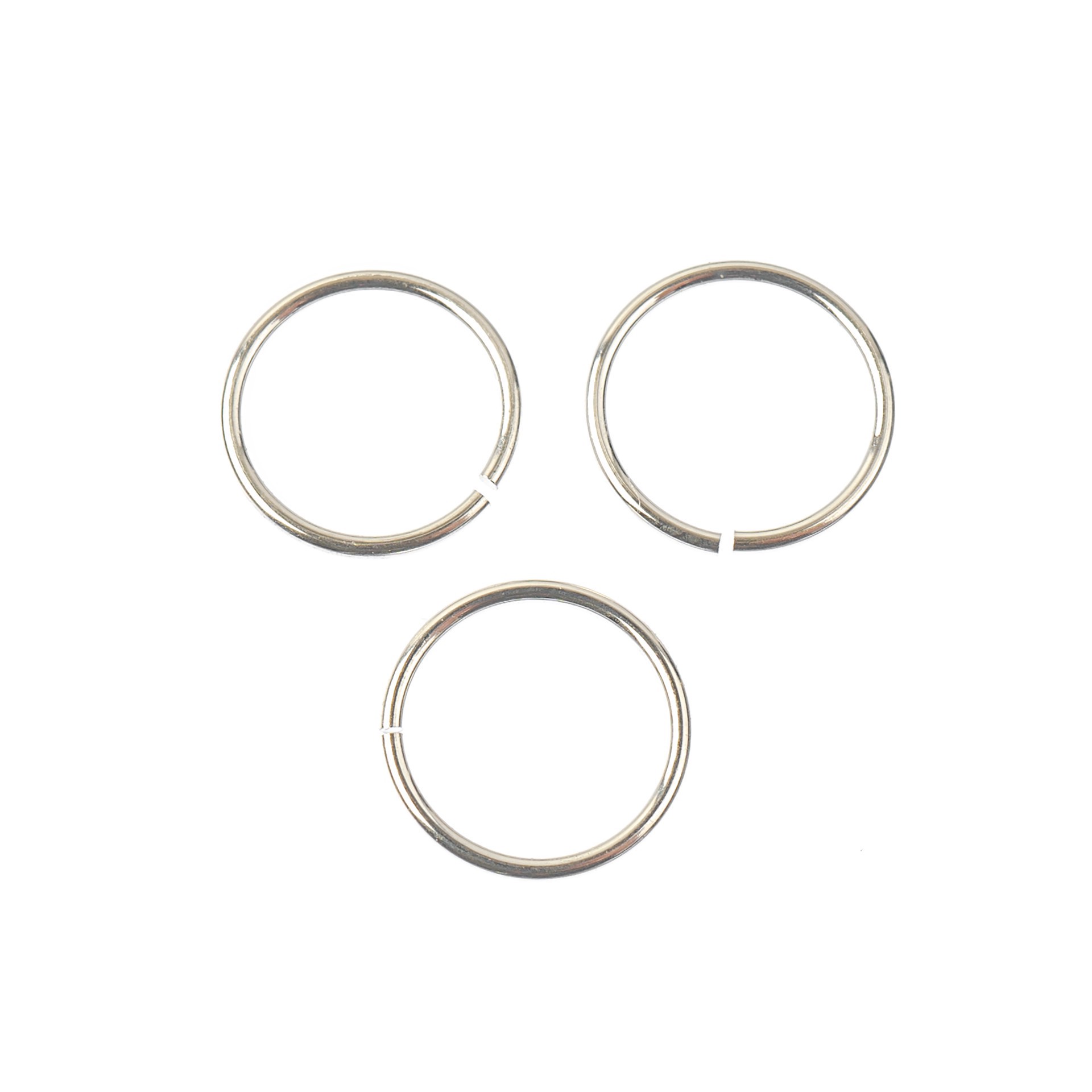 slide 2 of 3, 8mm Sterling Silver Jump Rings, 20ct. By Bead Landing, 8mm