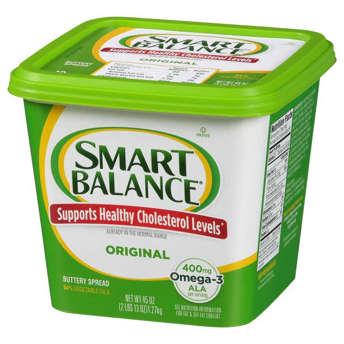 slide 3 of 7, Smart Balance Original Buttery Spread 45 oz, 45 oz