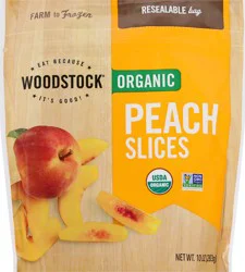Woodstock Organic Peach Slices - 10 oz