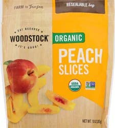 Woodstock Organic Peach Slices - 10 oz