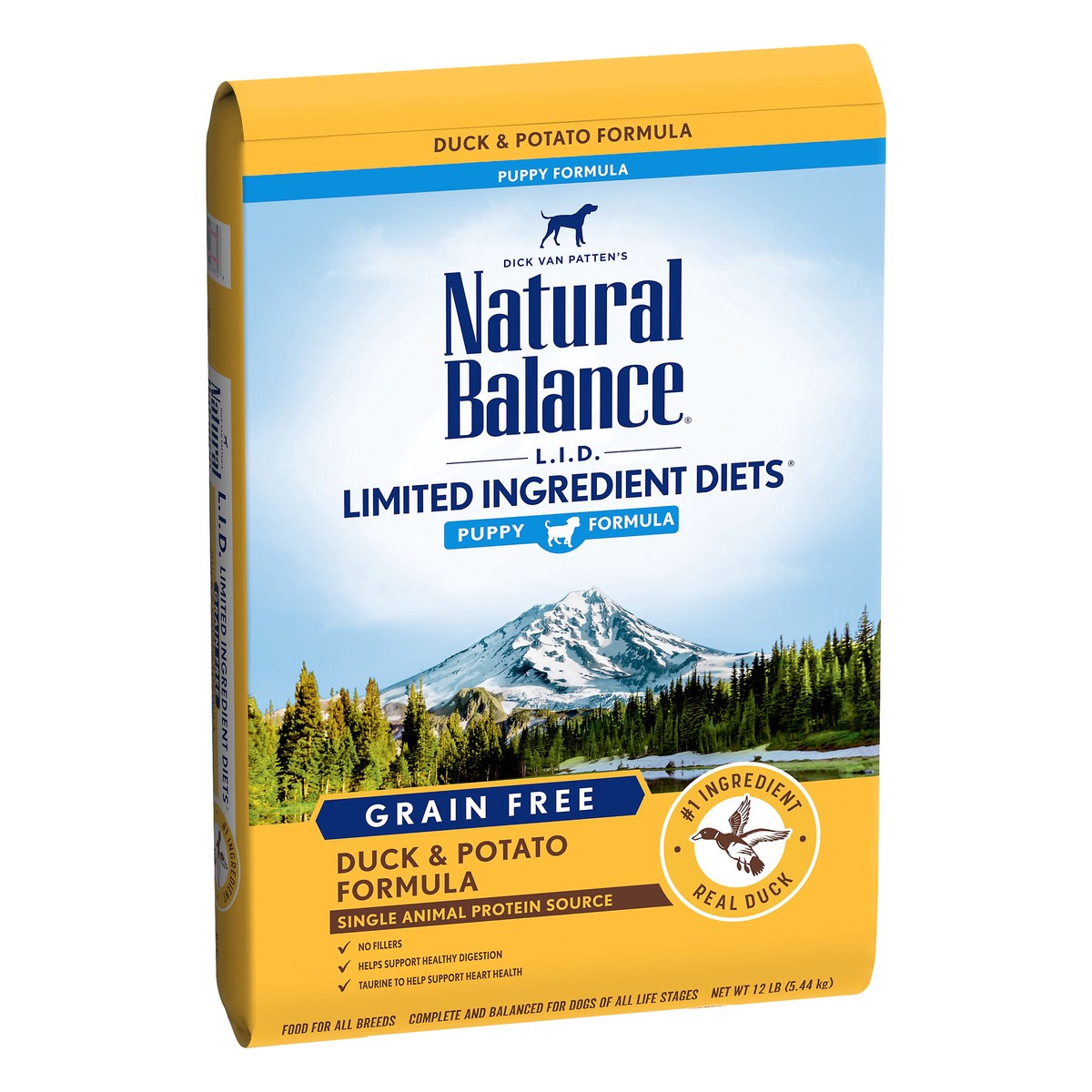 slide 7 of 7, Natural Balance L.I.D. Limited Ingredient Diets Duck & Potato Puppy Formula Dry Dog Food, 12 Pounds, 1 ct