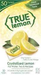 True Lemon Crystallized Lemon 50 Packets