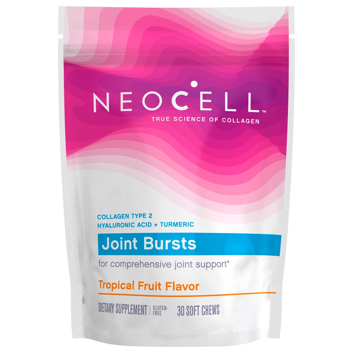 slide 7 of 8, NeoCell Soft Chews Tropical Fruit Flavor Join Bursts 30 ea, 30 ct