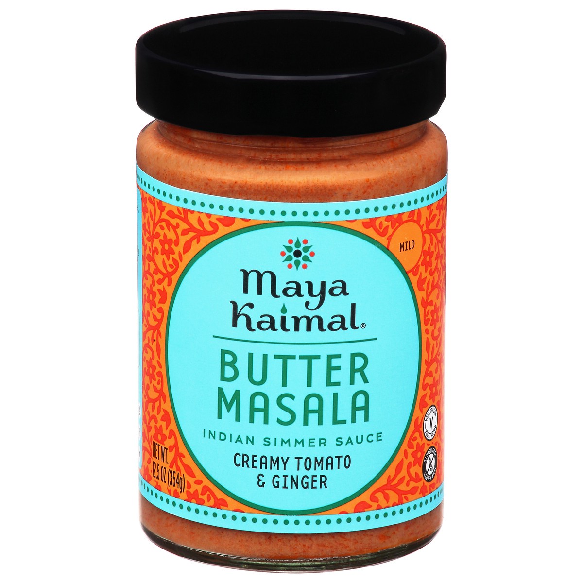 slide 8 of 14, Maya Kaimal Mild Butter Masala Indian Simmer Sauce 12.5 oz, 12.5 oz