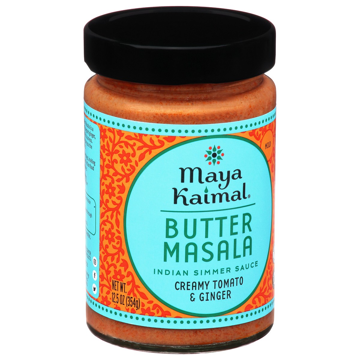 slide 11 of 14, Maya Kaimal Mild Butter Masala Indian Simmer Sauce 12.5 oz, 12.5 oz