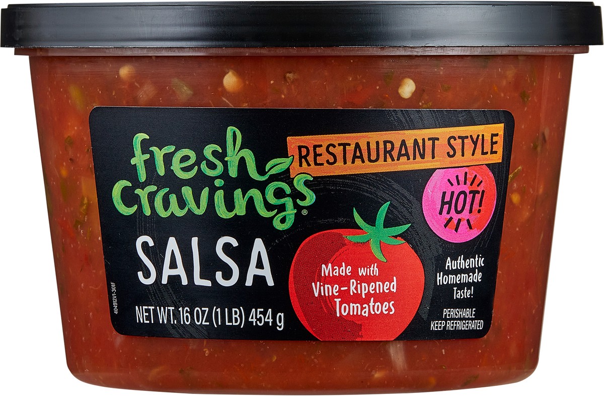 slide 8 of 10, Fresh Cravings Hot Restaurant Style Salsa 16 oz, 16 oz