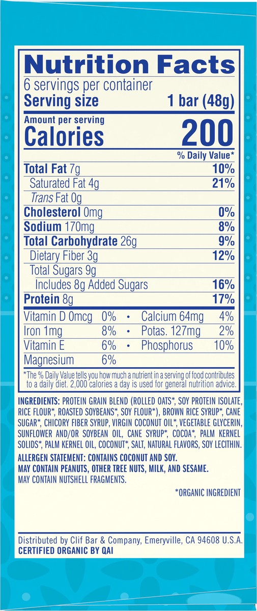 slide 4 of 9, LUNA Bar - Chocolate Dipped Coconut Flavor - Gluten-Free - Non-GMO - 7-9g Protein - Made with Organic Oats - Low Glycemic - Whole Nutrition Snack Bars - 1.69 oz. (6 Pack), 10.14 oz