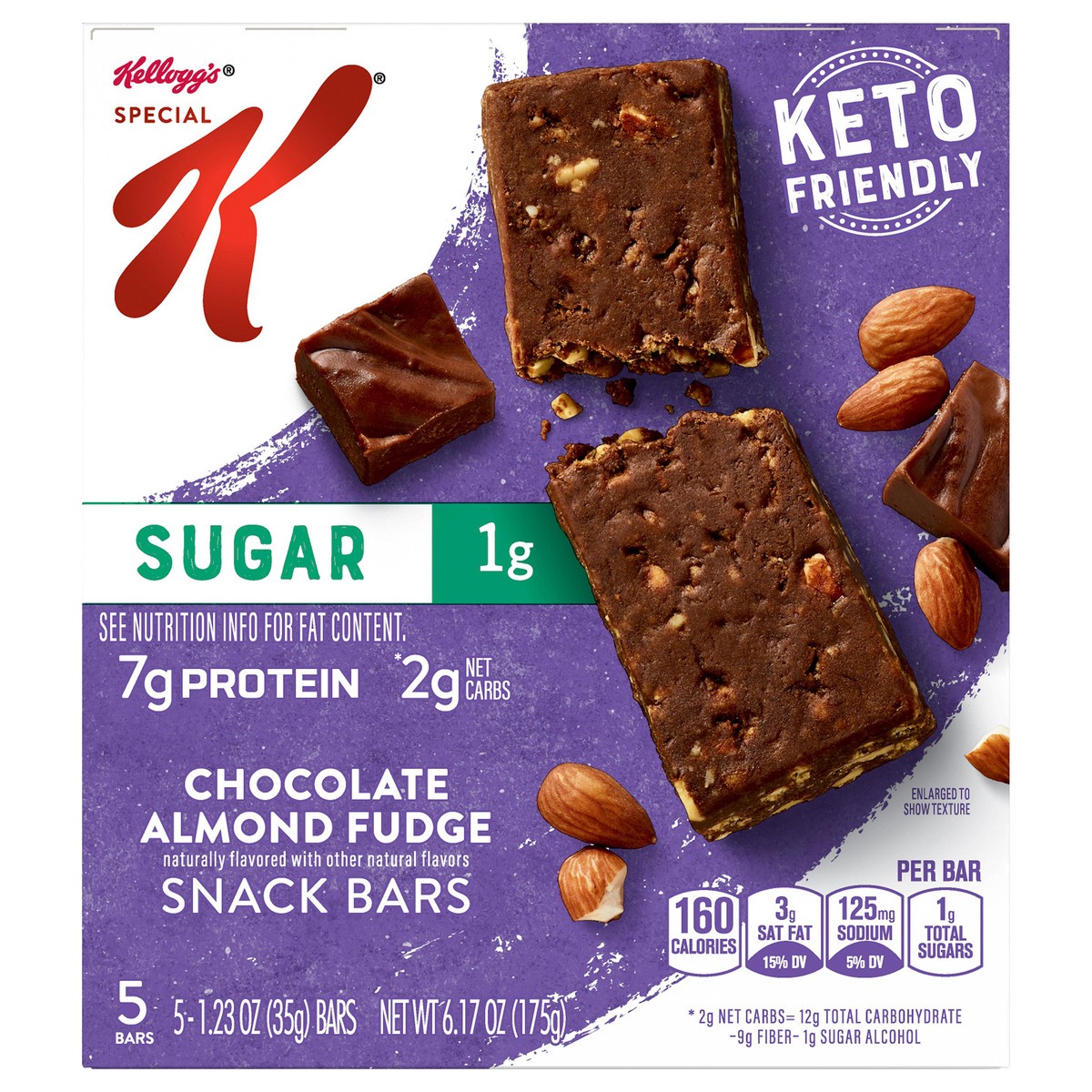 slide 1 of 5, Special K Protein Bar Chocolate Almond - 6.17oz/5ct, 6.17 oz, 5 ct