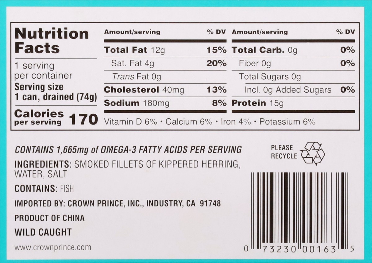 slide 11 of 13, Crown Prince Naturally Smoked Kipper Snacks 3.75 oz, 3.75 oz