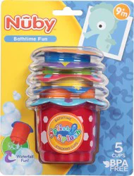 Nuby Splish Splash Stacking Cups 5 ea