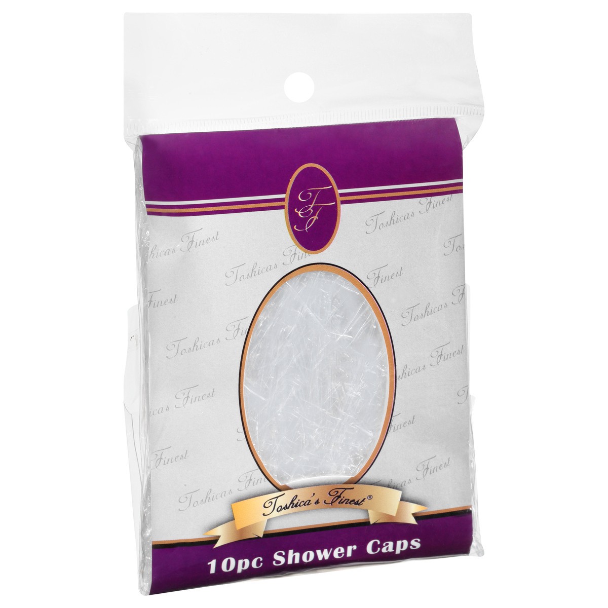 slide 4 of 11, Toshica's Finest 10 Piece Shower Caps 10 ea, 10 ct