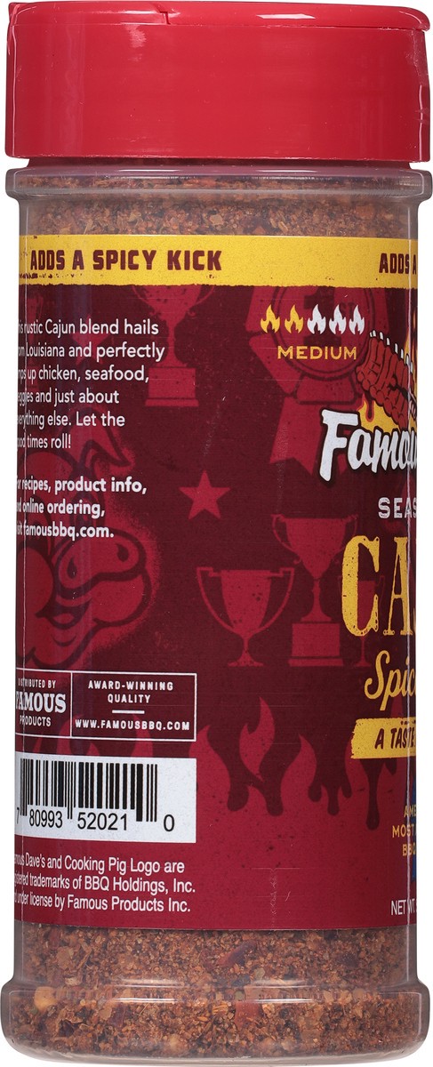 slide 9 of 9, Famous Dave's Seasoning Medium Cajun Spice Rub 5.1 oz, 5.1 oz