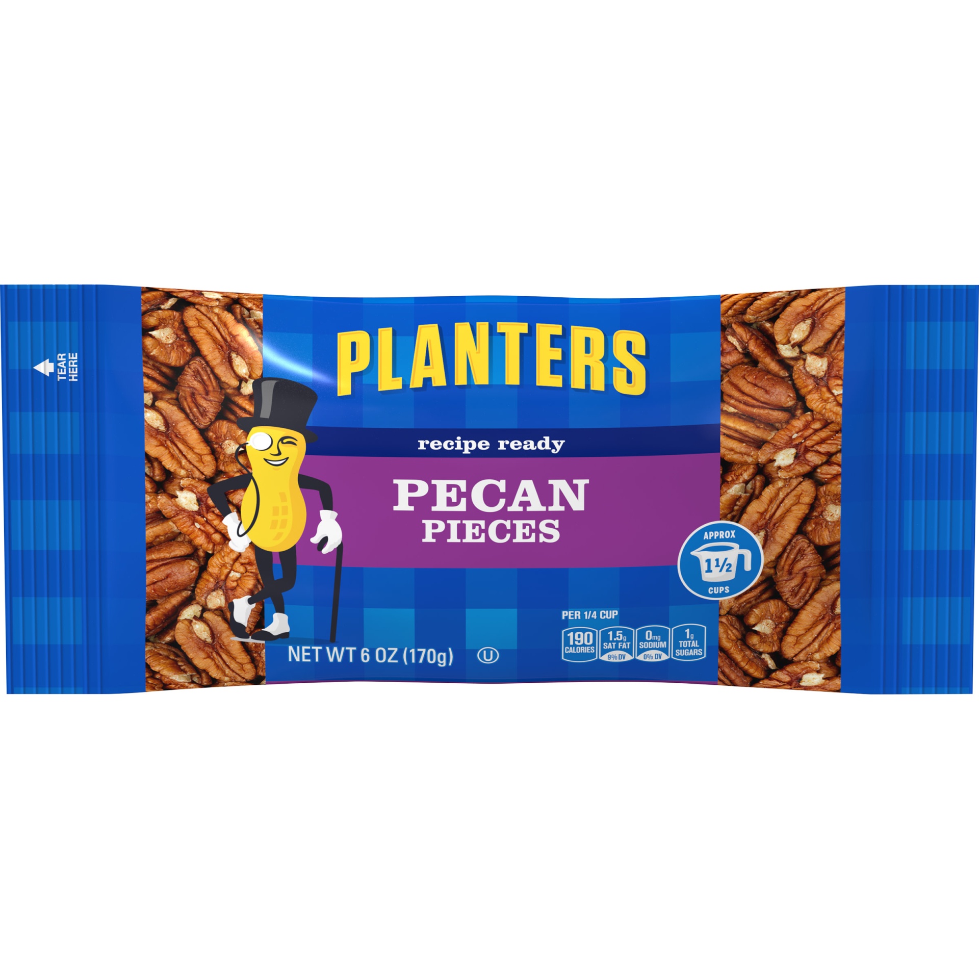 slide 1 of 2, Planters Recipe Ready Pecan Pieces, 6 oz