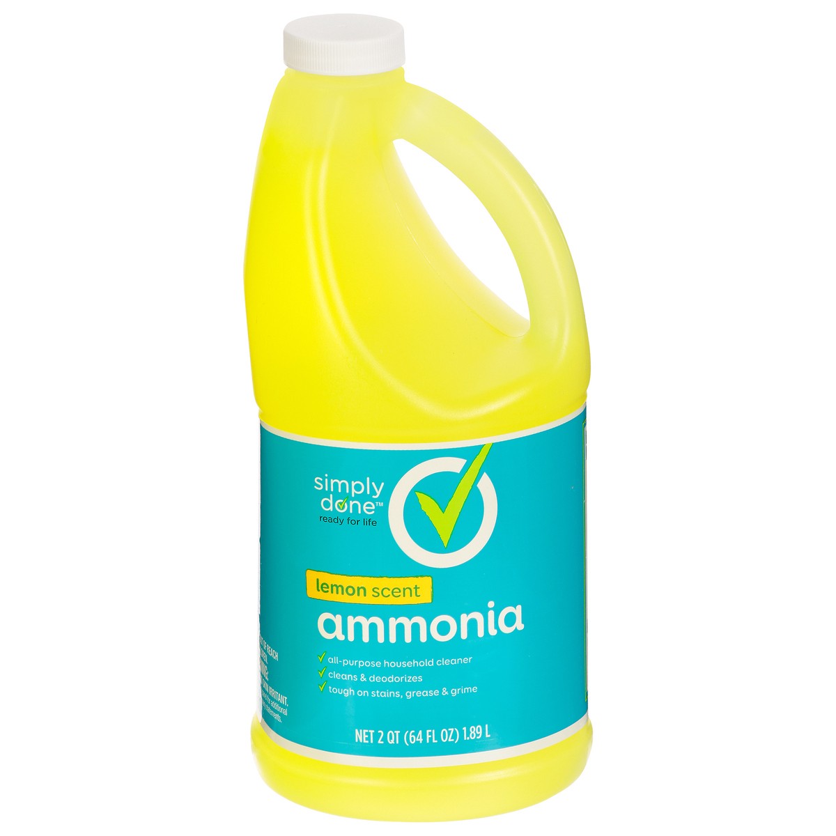 slide 1 of 9, Simply Done Lemon Scent Ammonia 2 qt, 2 qt