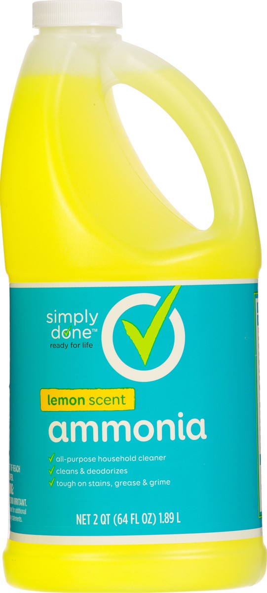 slide 3 of 9, Simply Done Lemon Scent Ammonia 2 qt, 2 qt