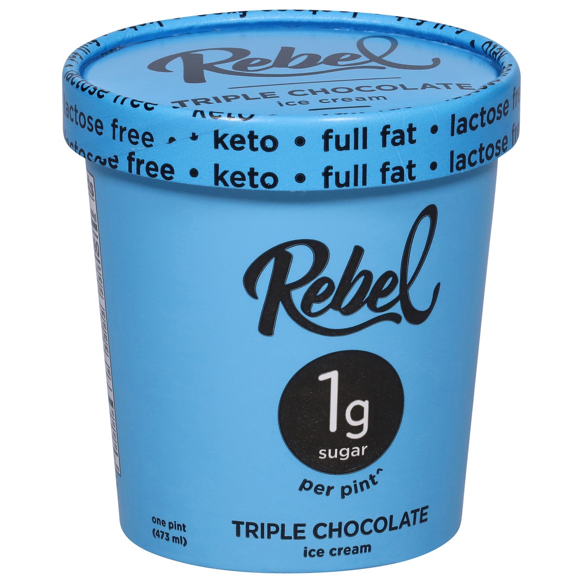 slide 4 of 9, Rebel Triple Chocolate Ice Cream 1 pt, 1 pint