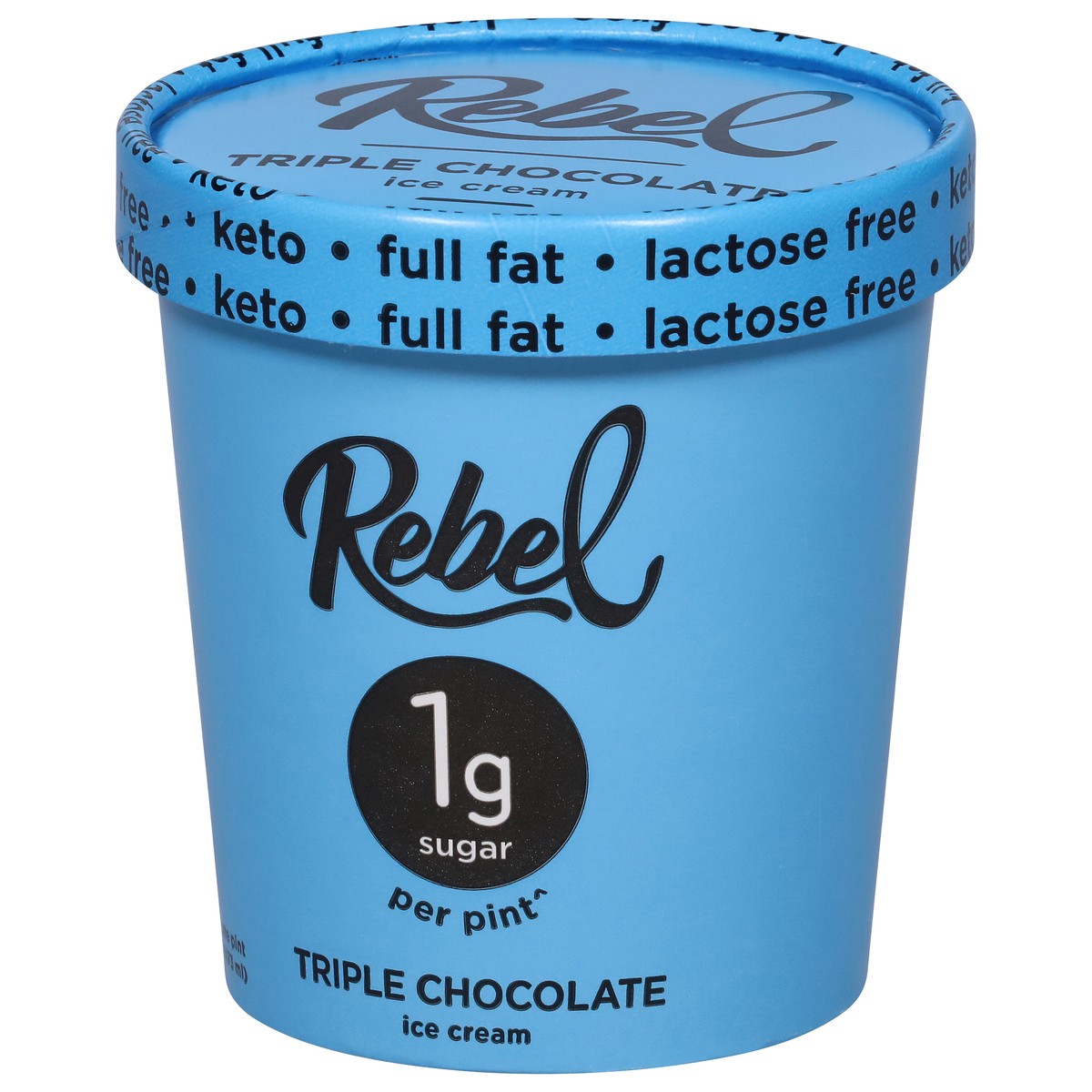 slide 2 of 9, Rebel Triple Chocolate Ice Cream 1 pt, 1 pint