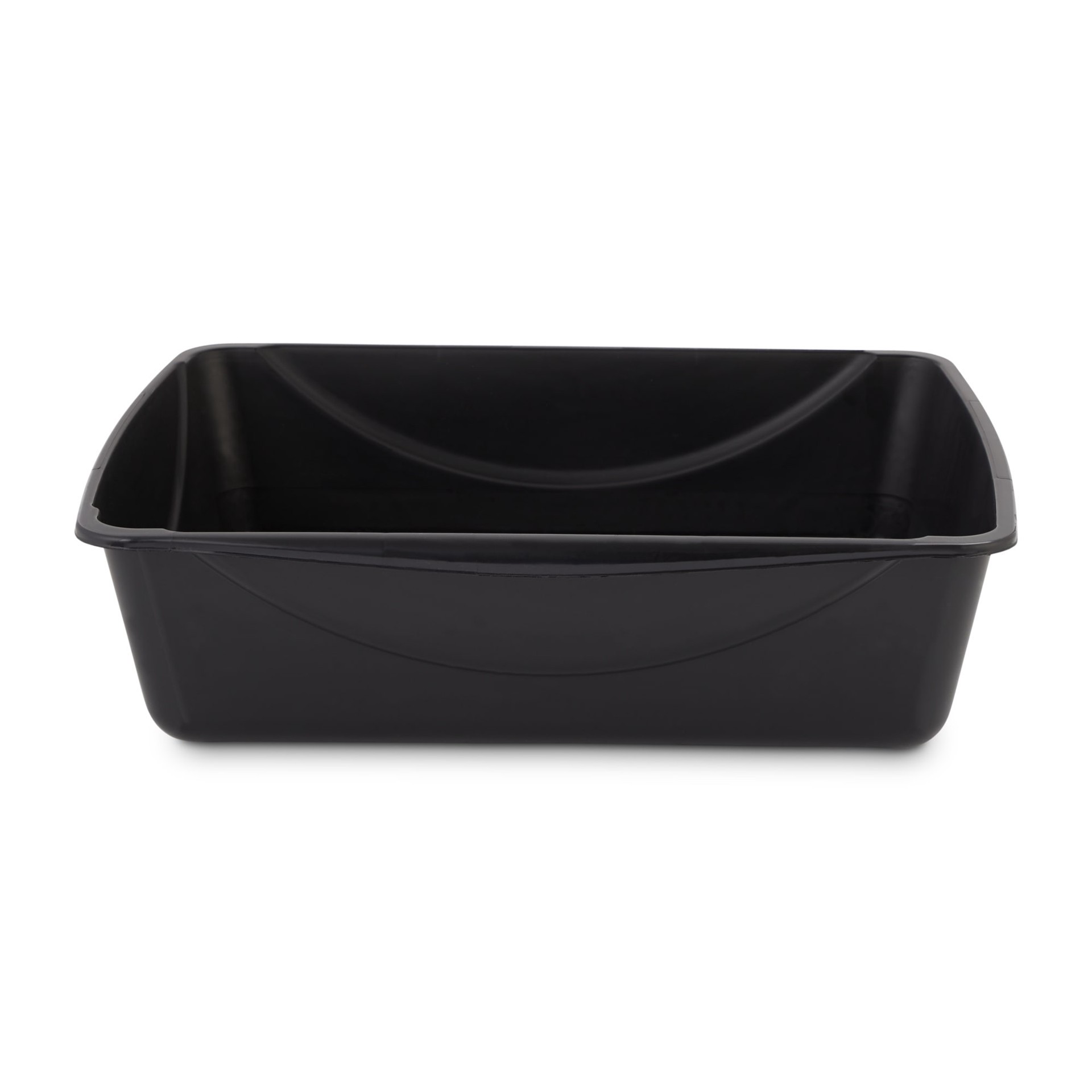 slide 1 of 1, So Phresh Black Cat Litter Pan with Microban, LG