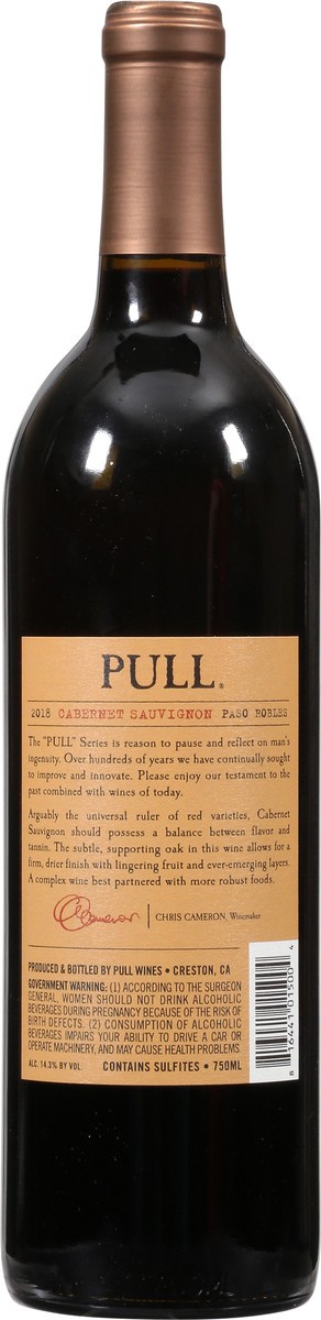 slide 6 of 10, Pull Paso Robles Cabernet Sauvignon 750 ml, 750 ml