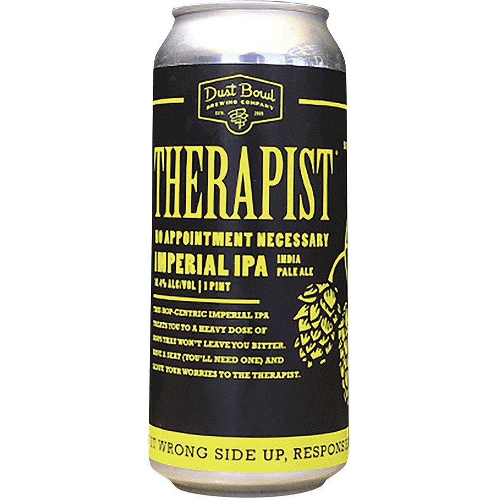 slide 1 of 1, Dust Bowl Therapist Imperial Ipa, 19 oz