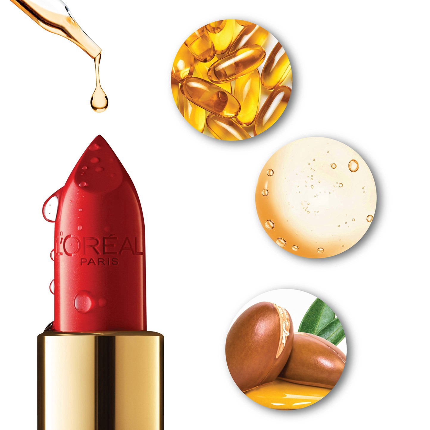 slide 3 of 46, L'Oréal L'Oreal Paris Colour Riche British Red Original Satin Lipstick for Moisturized Lips - 0.13 Oz, 0.13 oz