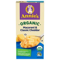 Annie's Organic Macaroni and Classic Cheddar, Made with Real Cheese, 6 oz