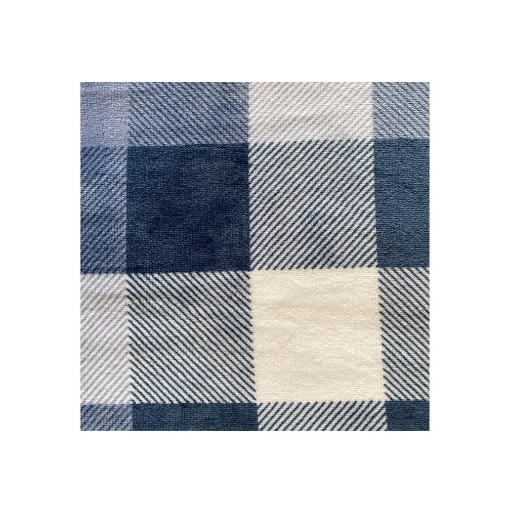 slide 2 of 2, HD Designs Oversized Throw - Blue Plaid, 50 in x 70 in